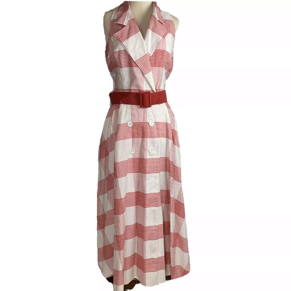 Donna Morgan Dresses & Skirts - Vintage DONNA MORGAN Dress Sleeveless Midi Belted